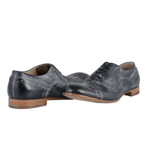 Dolce & Gabbana Leather Distressed Look Oxfords main image 3